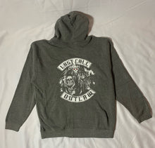 Load image into Gallery viewer, LCO gray zip hoodie