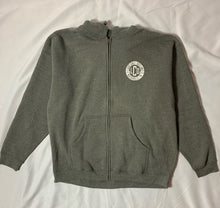 Load image into Gallery viewer, LCO gray zip hoodie