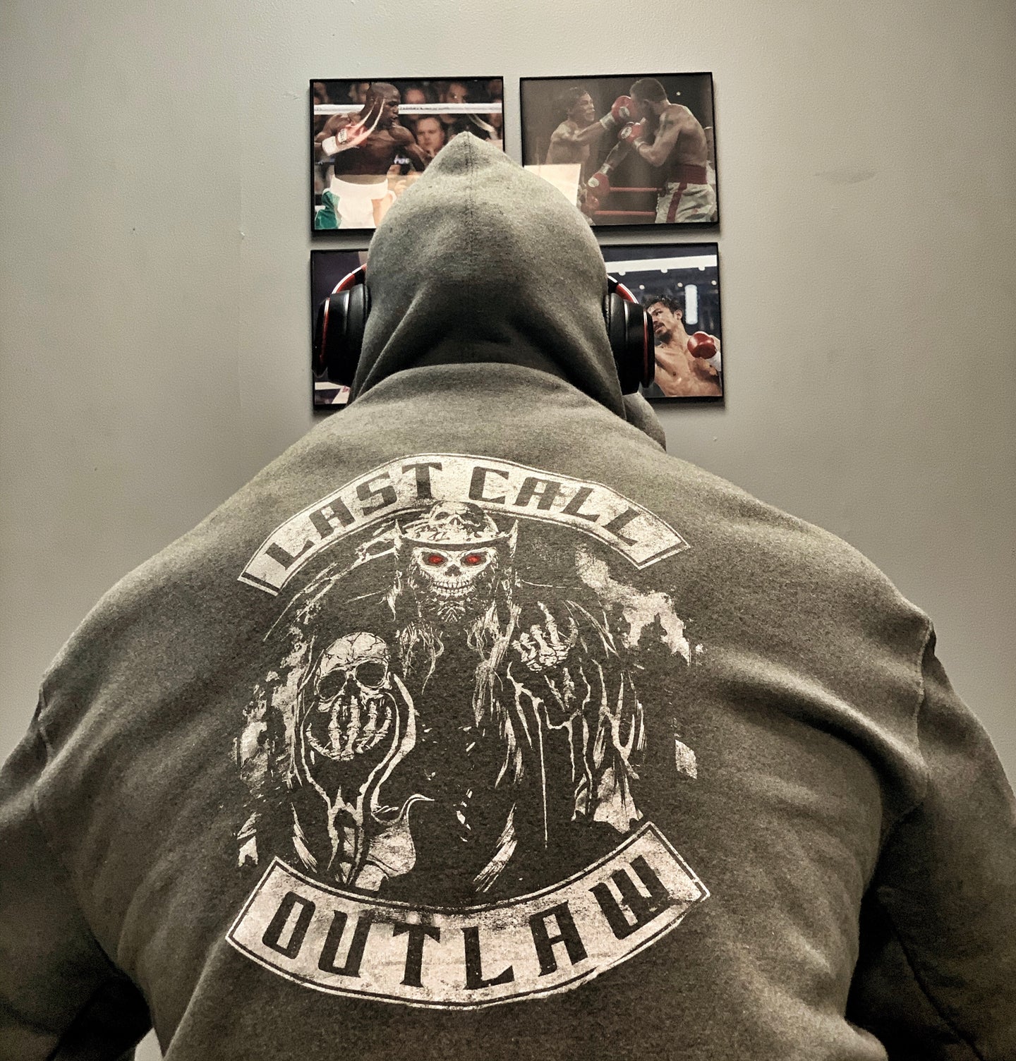 LCO gray zip hoodie