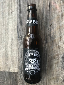 Autographed Cowboy Beer Bottle - Limited Edition
